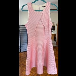 Tokito pink and white dress size 12, sundress spring wedding guest